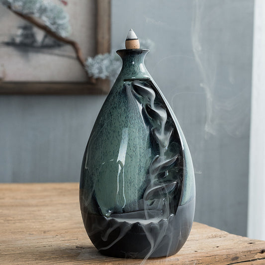 Bottle Backflow Incense Burner Smoke Waterfall