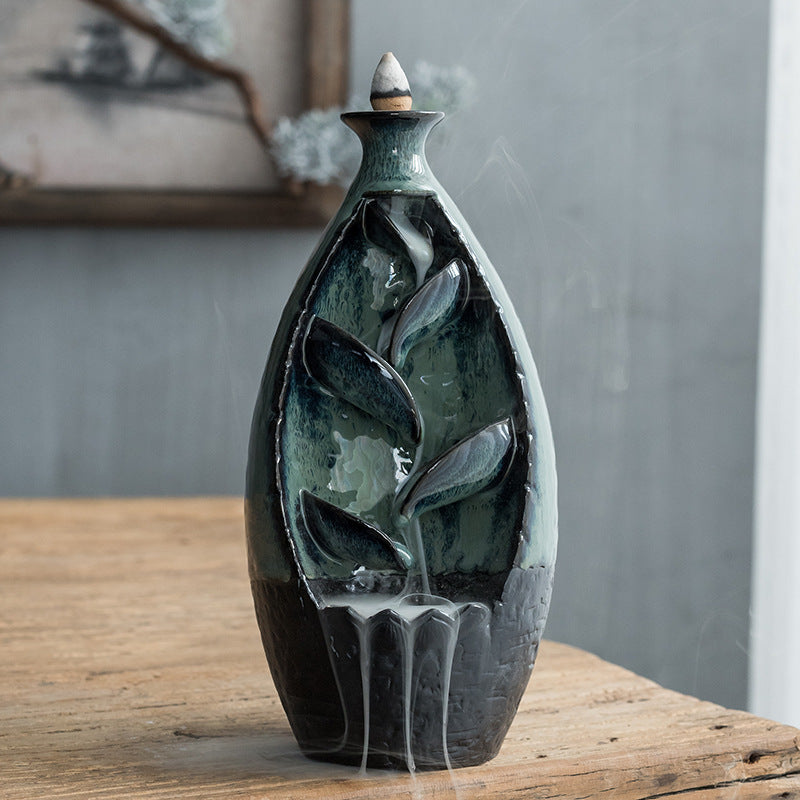 Bottle Backflow Incense Burner Smoke Waterfall