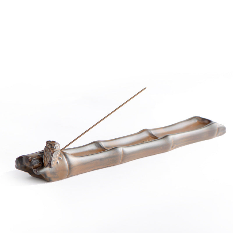 Bamboo Incense Stick Holder