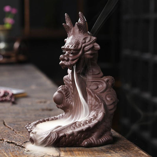 Coiling Dragon Water Absorption Backflow Incense Burner