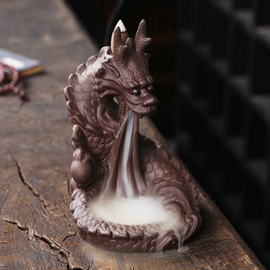 Coiling Dragon Water Absorption Backflow Incense Burner