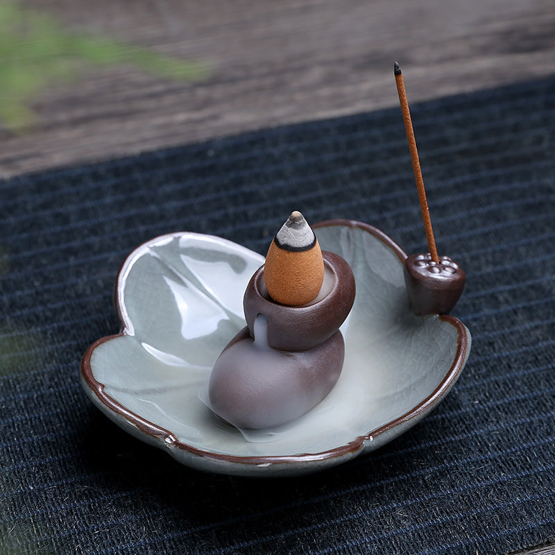 Mini Backflow Incense with Incense Stick Ash Catcher