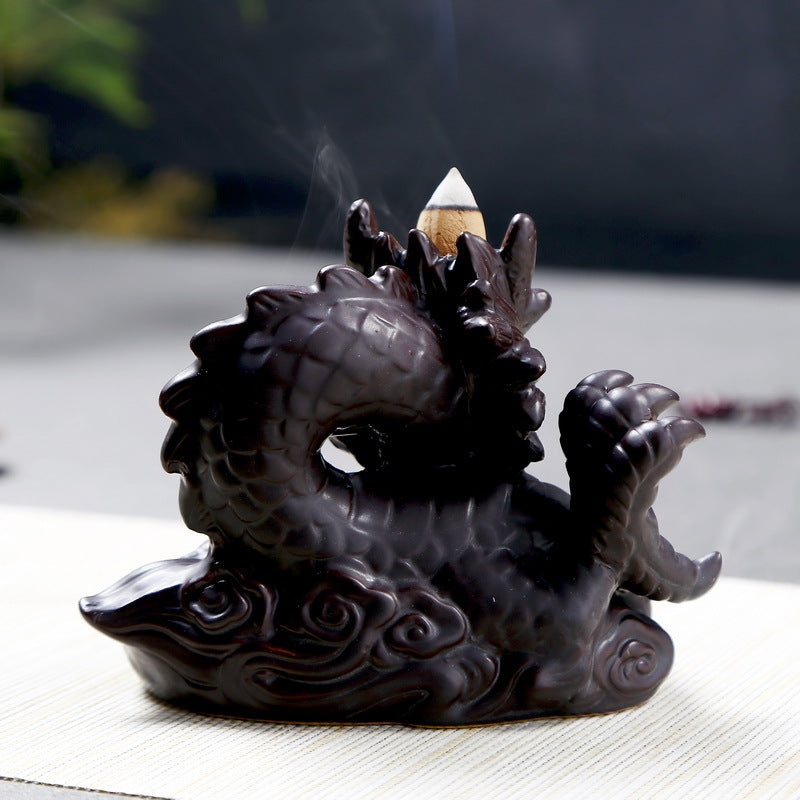 Dragon Ride on The Clouds Backflow Incense Burner