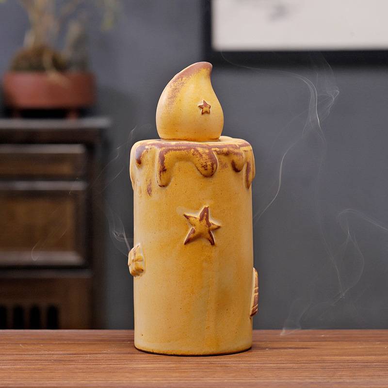 Reverse Smoke Candle Incense Burner