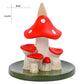 Mushroom Incense Cone Burner with Incense Stick Hole | Mushroom Backflow Incense Burner
