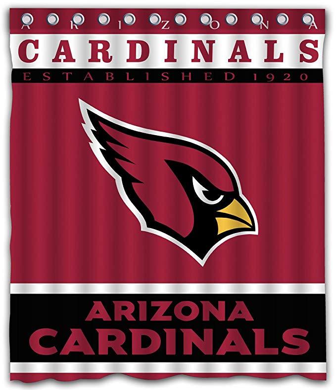 Football Team Flag Phoenix Arizona Cardinals Shower Curtain