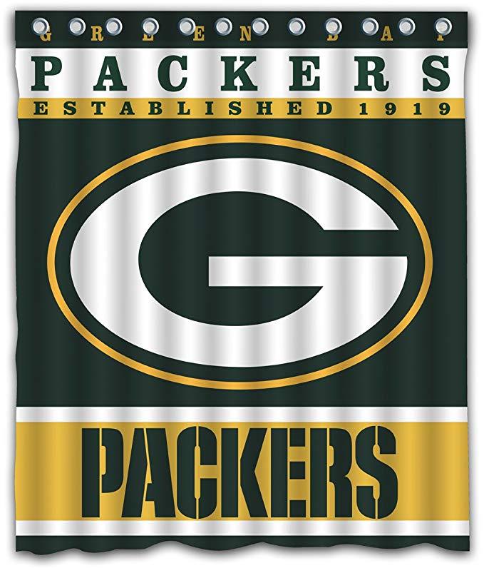 Football Team Flag Wisconsin Green Bay Packers Shower Curtain