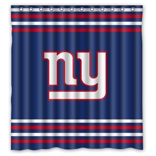 NFL Football Team Flag New York Giants Shower Curtain
