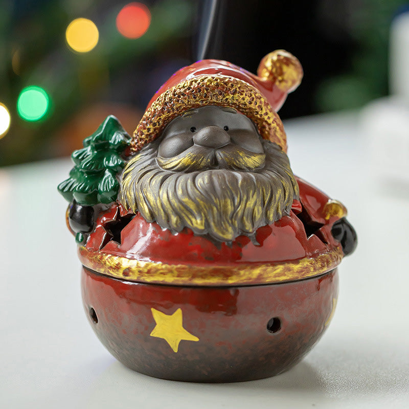 Christmas Bell Incense Coil Burner