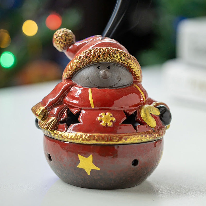 Christmas Bell Incense Coil Burner