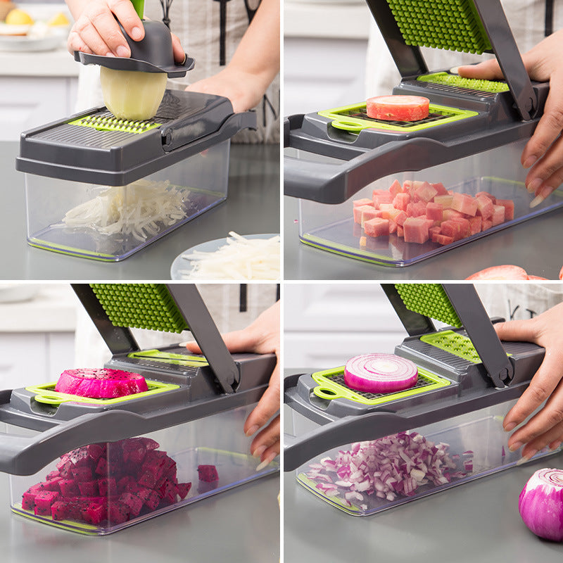 Vegetable Chopper Dicing Grater Multi Functional Vegetable Cutter | Multi Function Vegetable Cutter and Slicer