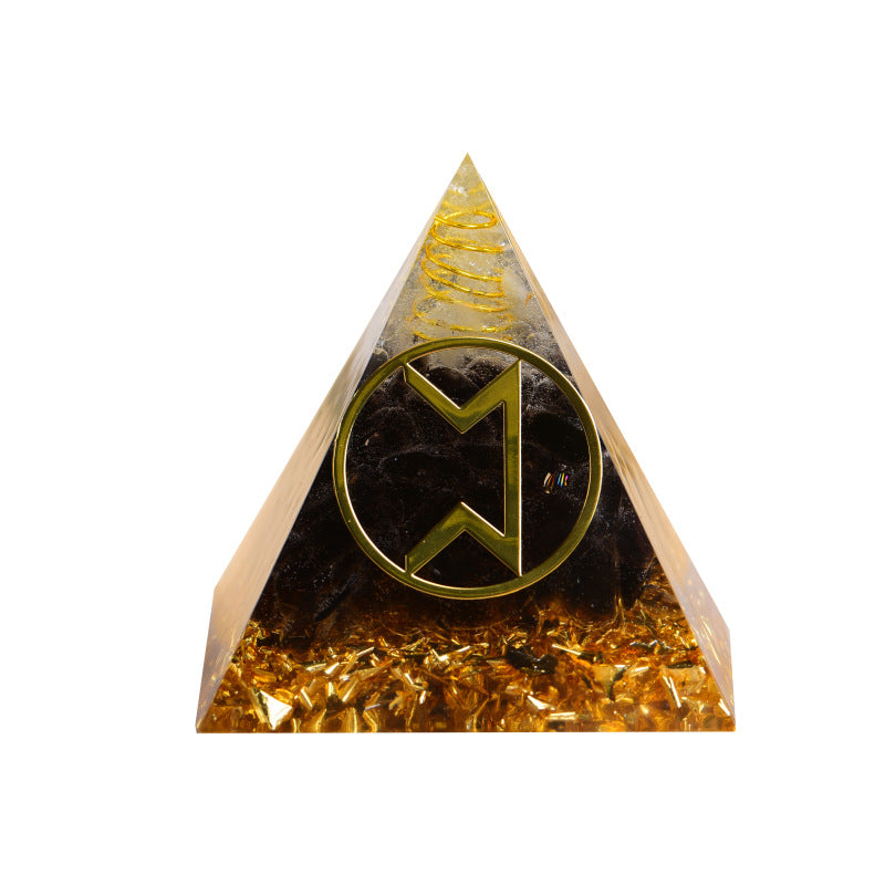 24 Rune Symbols Orgone Pyramid for Divination