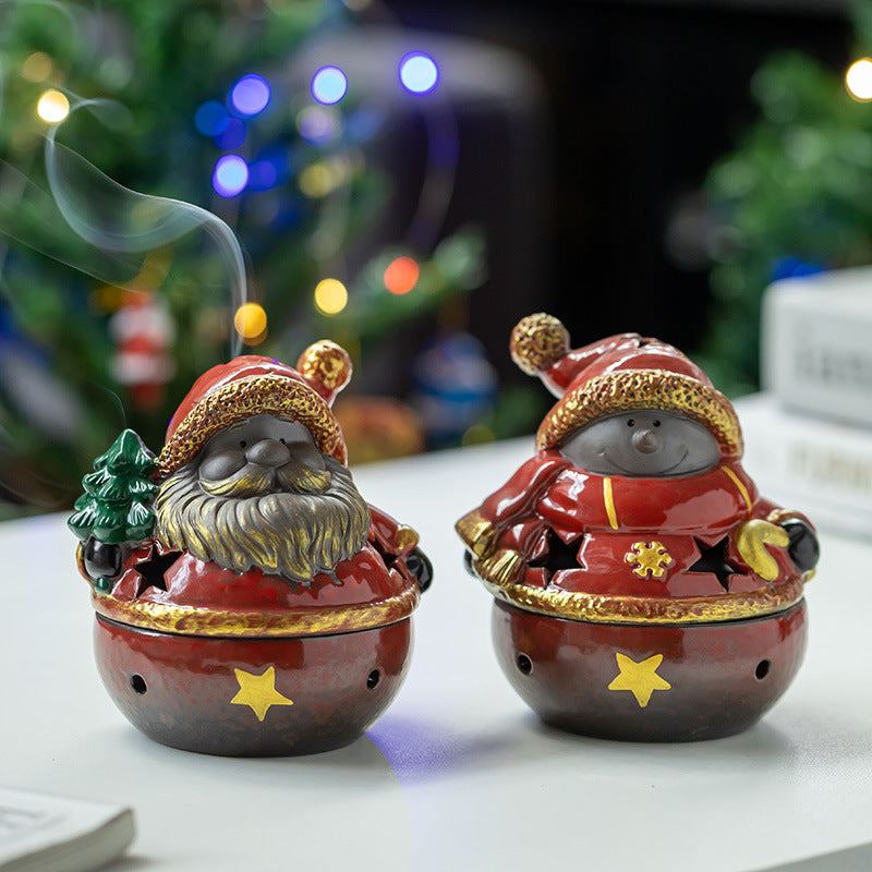 Christmas Bell Incense Coil Burner