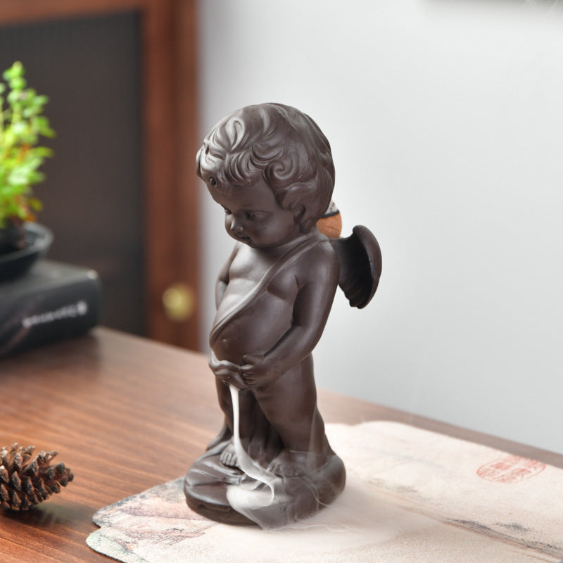 Peeing Angel Incense Backflow Burner