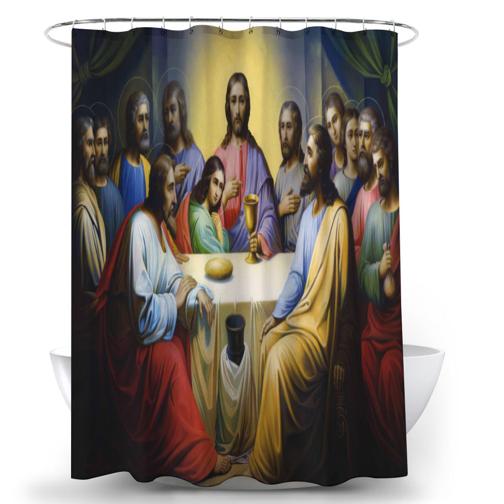 Leonardo Da Vinci The Last Supper Shower Curtain | Christian Shower Curtain