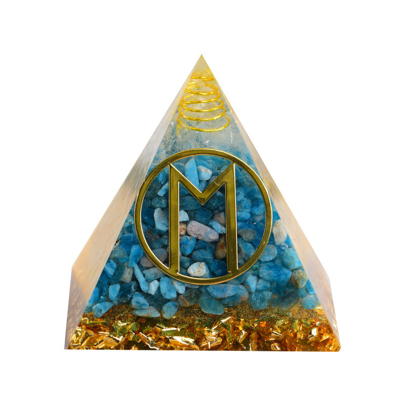 24 Rune Symbols Orgone Pyramid for Divination