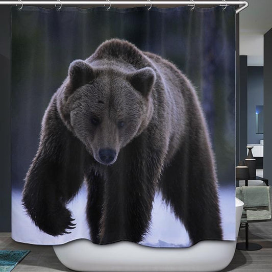 Wild Animal Photo Black Bear Shower Curtain