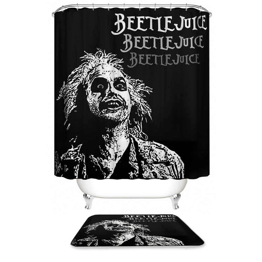 Beetlejuice Shower Curtain | Beetle Juice Shower Curtain