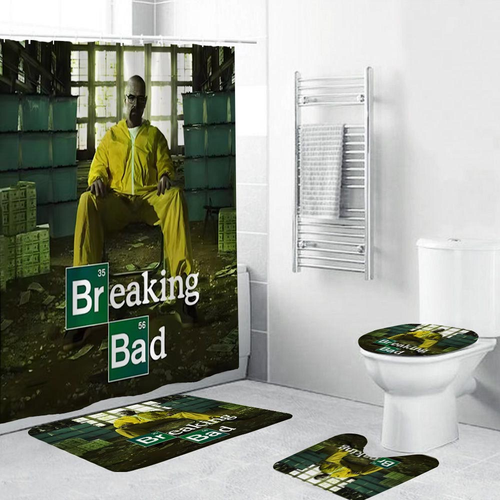 Breaking Bad Walter White Shower Curtain | Breaking Bad Shower Curtain