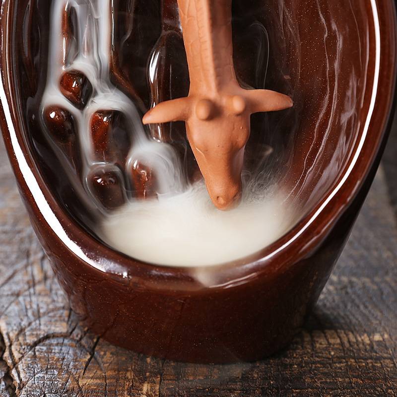 Backflow Drinking Water Giraffe Incense Burner