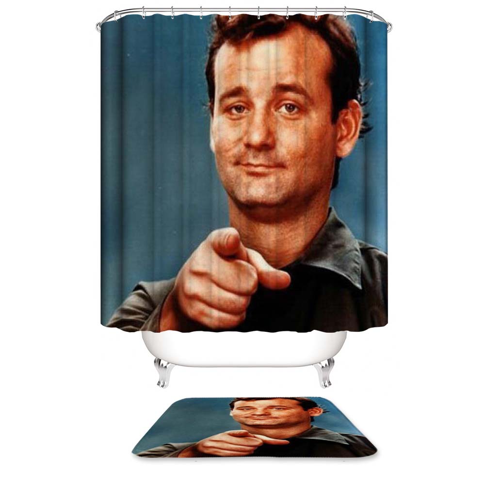 Film Still of Bill Murray Shower Curtain | Bill Murray Bathroom Curtain