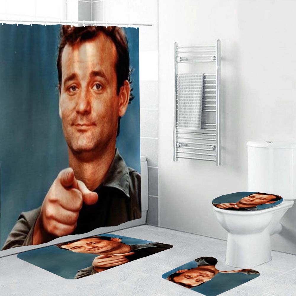 Film Still of Bill Murray Shower Curtain | Bill Murray Bathroom Curtain