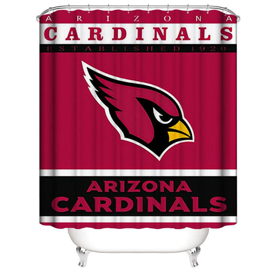 Football Team Flag Phoenix Arizona Cardinals Shower Curtain
