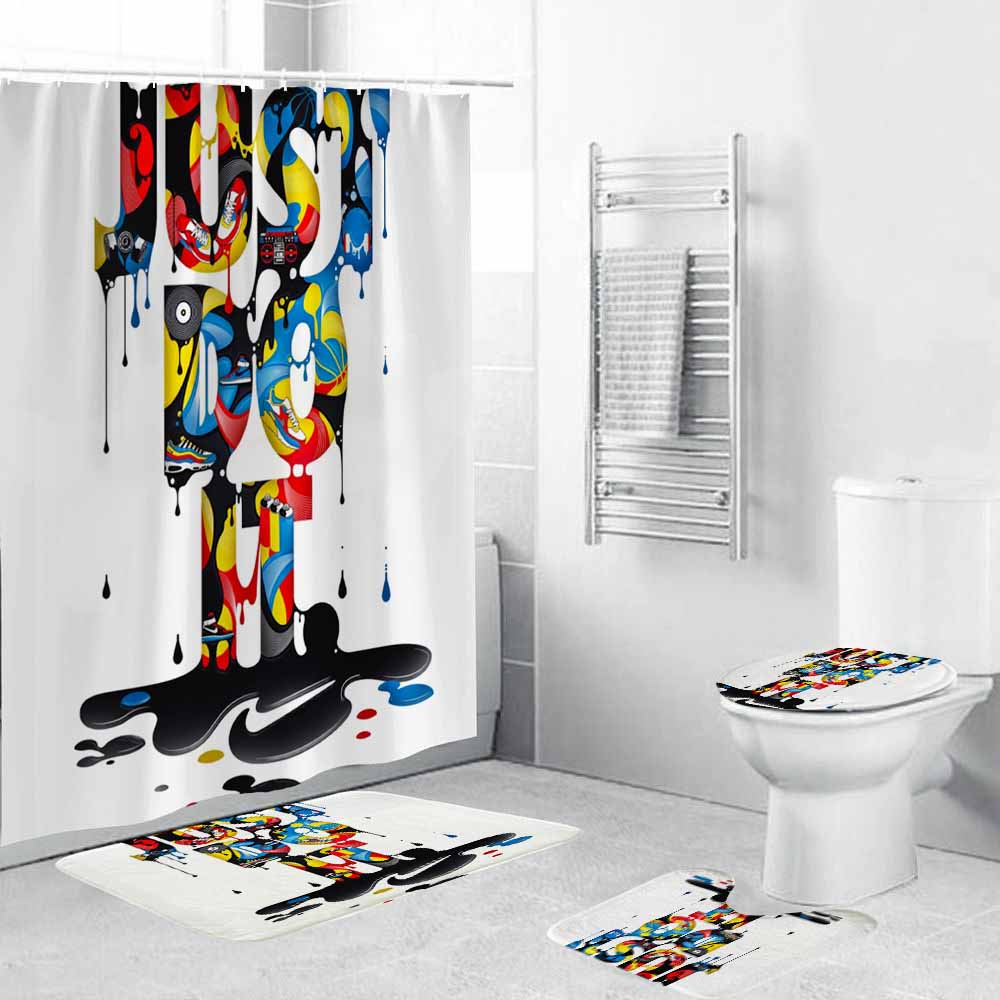 Sport Saying Just Do It Shower Curtain