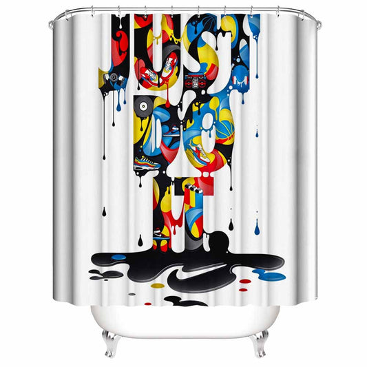 Sport Saying Just Do It Shower Curtain