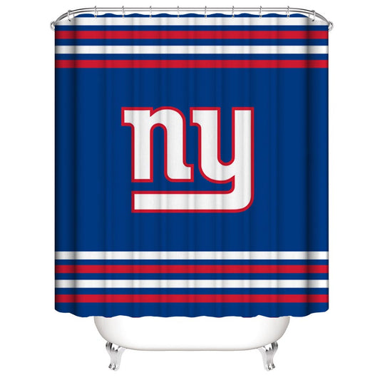 NFL Football Team Flag New York Giants Shower Curtain