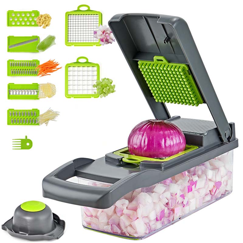 Vegetable Chopper Dicing Grater Multi Functional Vegetable Cutter | Multi Function Vegetable Cutter and Slicer
