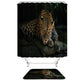 Wild Animal Close-up Leopard Shower Curtain