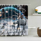 Epic Interplanetary Battle Star Wars Shower Curtain