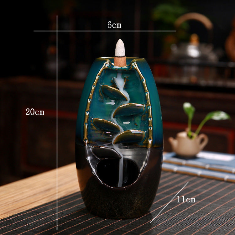 Barrel Reverse Flow Incense Burner Classical Backflow Incense Burner Shape