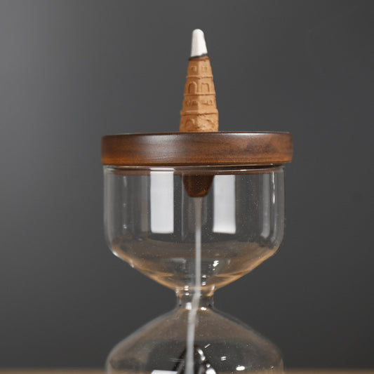 Mini Mountain Hourglass Backflow Incense Burner