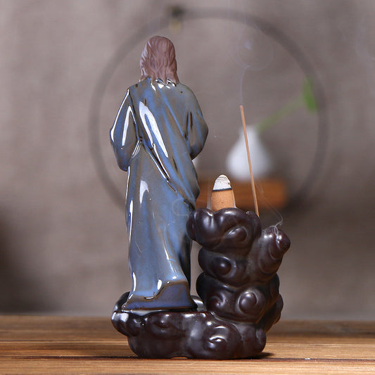 Christ Style Standing Jesus Backflow Incense Burner