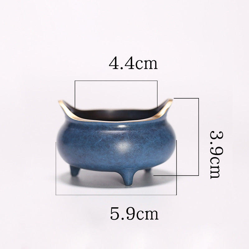 Mini Copper Tripod Joss Stick Holder