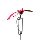 Wind Powered Rocker Metal Flying Cardinal Garden Stake | Metal Cardinal Rocker