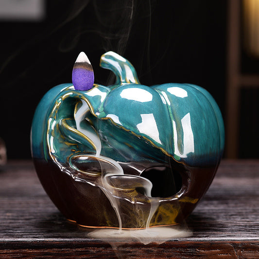 Halloween Pumpkin Backflow Incense Burne