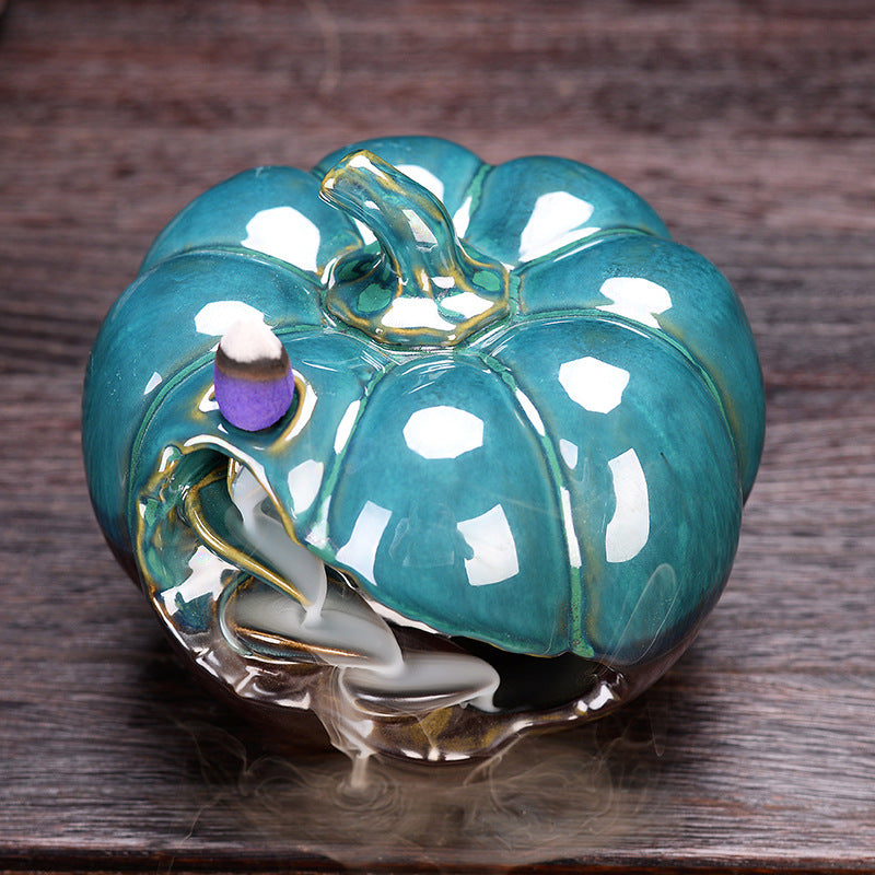 Halloween Pumpkin Backflow Incense Burne