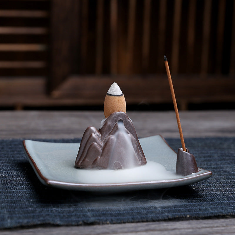 Mini Backflow Incense with Incense Stick Ash Catcher