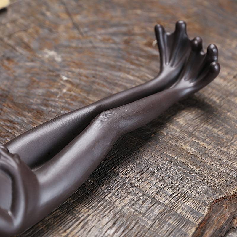 Lazy Frog Incense Stick Holder Ceramic Zen Crafts