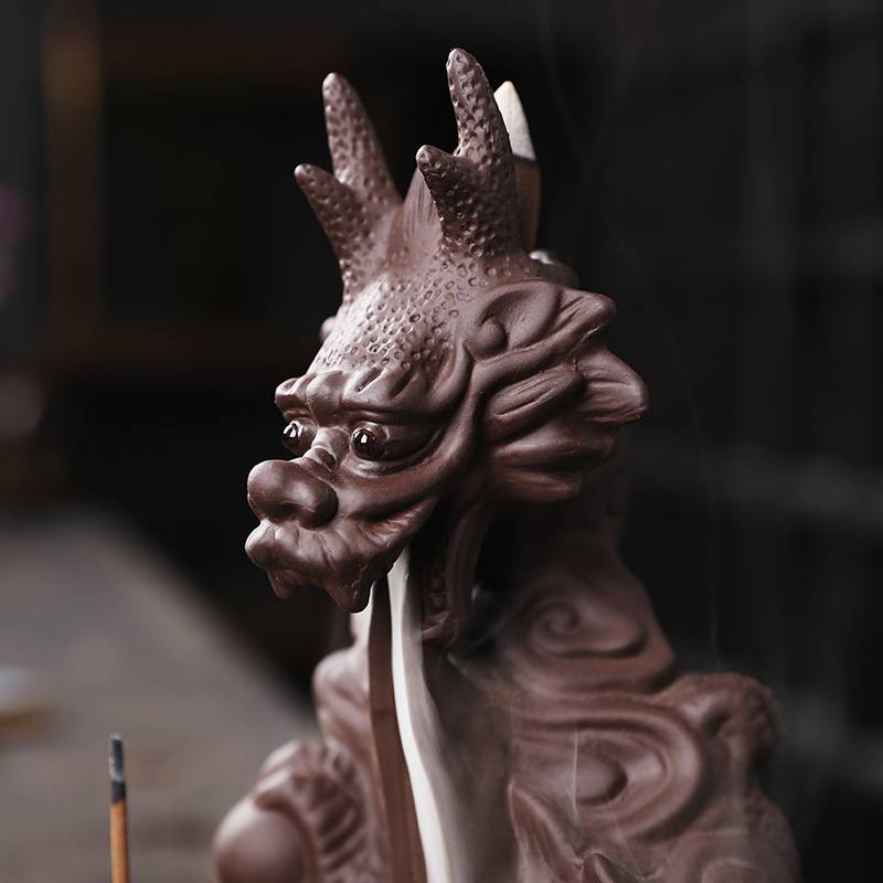 Coiling Dragon Water Absorption Backflow Incense Burner