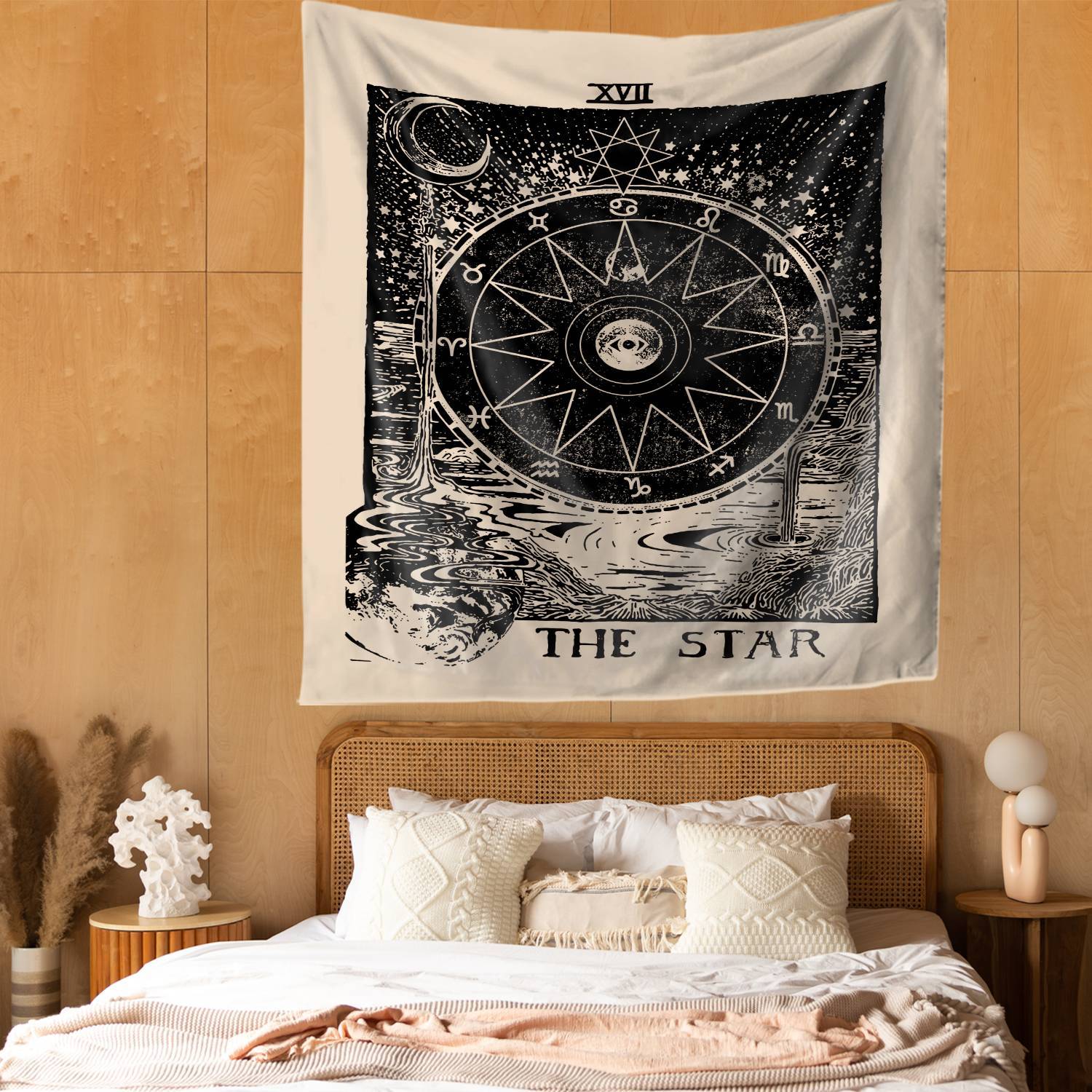 The star best sale tarot card tapestry