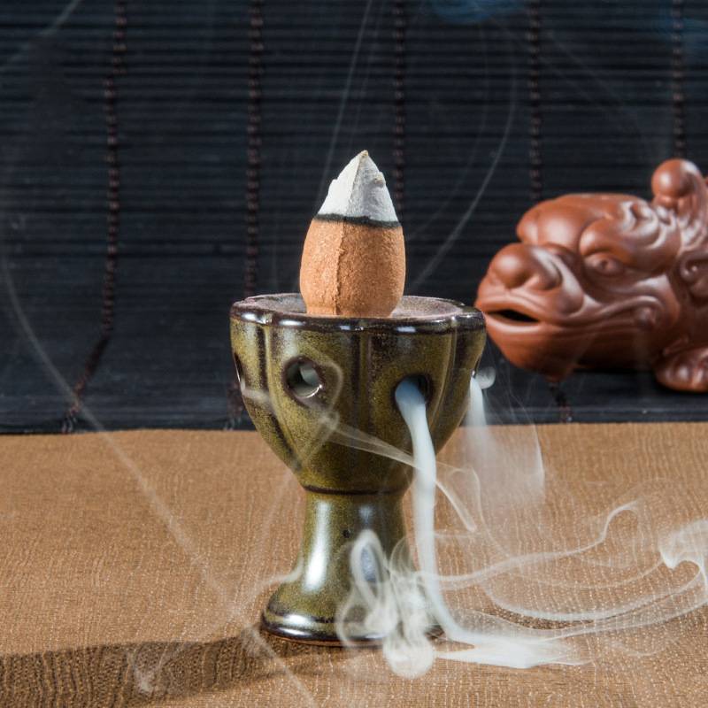 Mini Seed Lotus Backflow Incense Burner