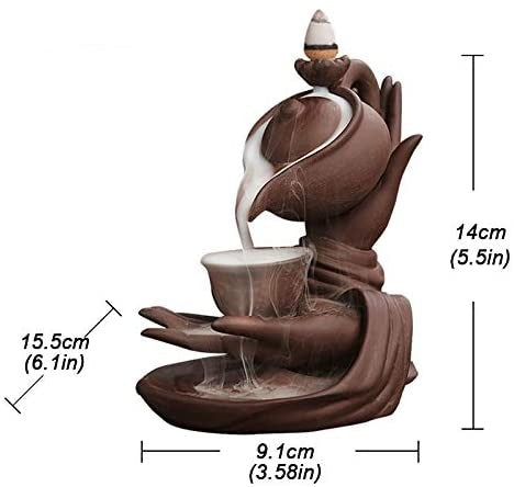 Make Tea Gestures Dangling Teapot Backflow Incense Burner