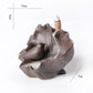 Bird and Lotus Leaf Backflow Incense Burner