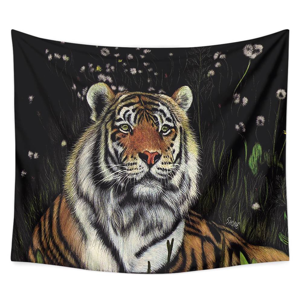 Tiger Tapestry for Bedroom Living Room | Tiger Tapestry Wall Hanging