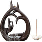 Buddha Mudras Backflow Incense Burner with Lotus Incense Stick Holder