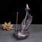 Lotus Buddha Hand Reverse Flow Incense Burner